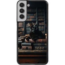 Coque Samsung Galaxy S22+ - Chat livres sombres