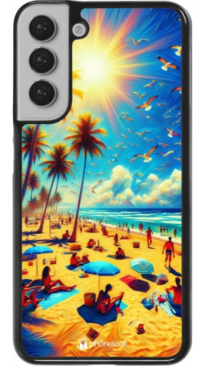 Coque Samsung Galaxy S22+ - Été Paradis Paint