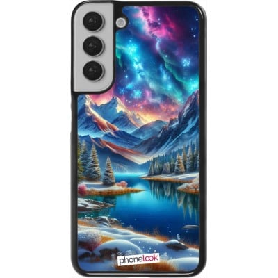 Coque Samsung Galaxy S22+ - Fantasy Mountain Lake Sky Stars