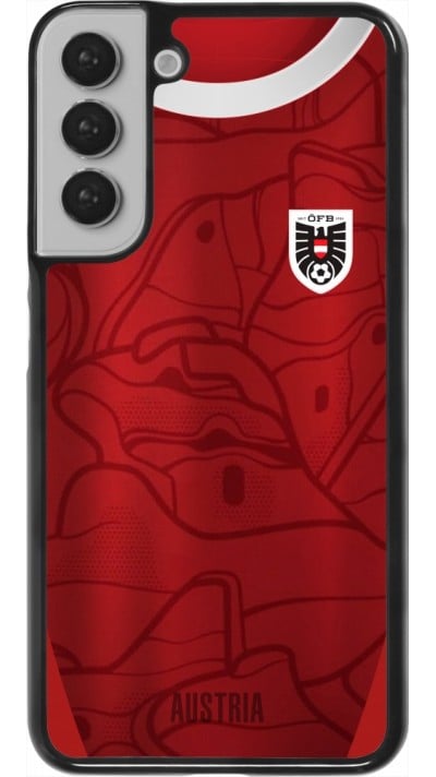 Coque Samsung Galaxy S22+ - Maillot de football Autriche personnalisable