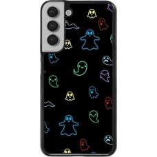 Coque Samsung Galaxy S22+ - Halloween 2024 colorful ghosts