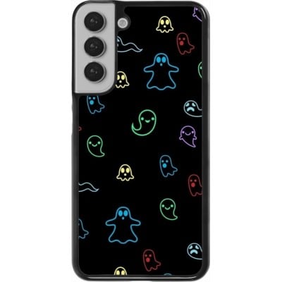 Coque Samsung Galaxy S22+ - Halloween 2024 colorful ghosts