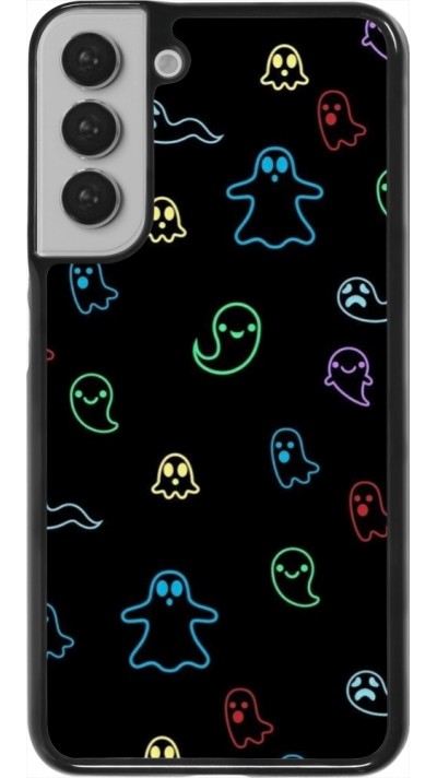 Coque Samsung Galaxy S22+ - Halloween 2024 colorful ghosts