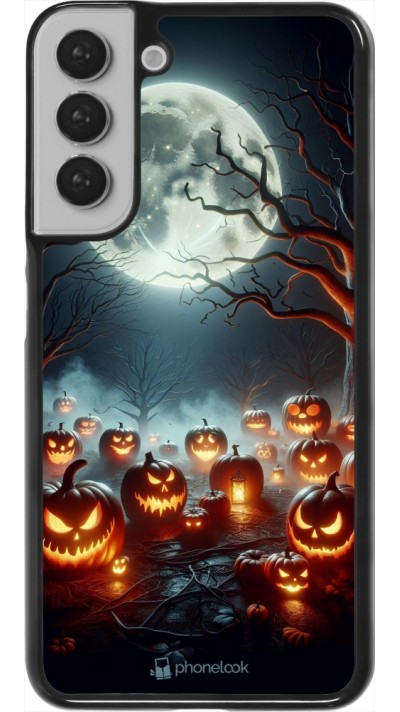 Coque Samsung Galaxy S22+ - Halloween 2024 Many Pumpkins