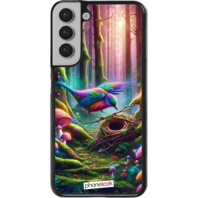 Coque Samsung Galaxy S22+ - Oiseau Nid Forêt