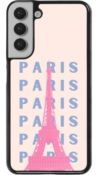 Coque Samsung Galaxy S22+ - Paris Pink Print