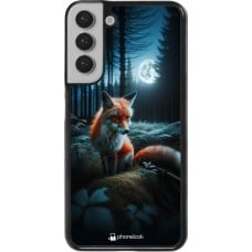 Coque Samsung Galaxy S22+ - Renard lune forêt