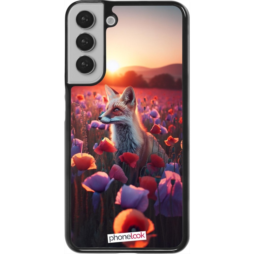 Coque Samsung Galaxy S22+ - Renard pourpre au crépuscule