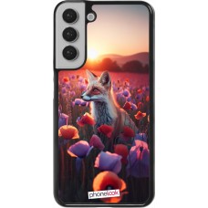 Coque Samsung Galaxy S22+ - Renard pourpre au crépuscule