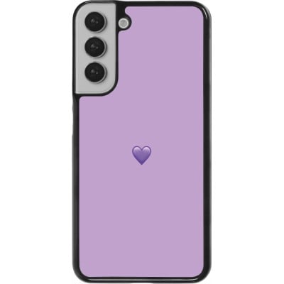 Coque Samsung Galaxy S22+ - Valentine 2023 purpule single heart