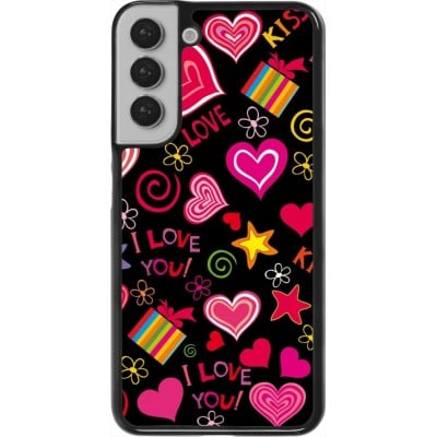 Coque Samsung Galaxy S22+ - Valentine 2023 love symbols