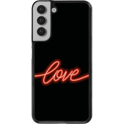 Coque Samsung Galaxy S22+ - Valentine 2023 neon love