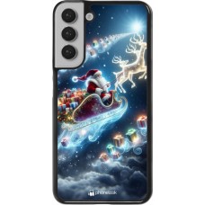 Coque Samsung Galaxy S22+ - Noël 2023 Père Noël enchanté