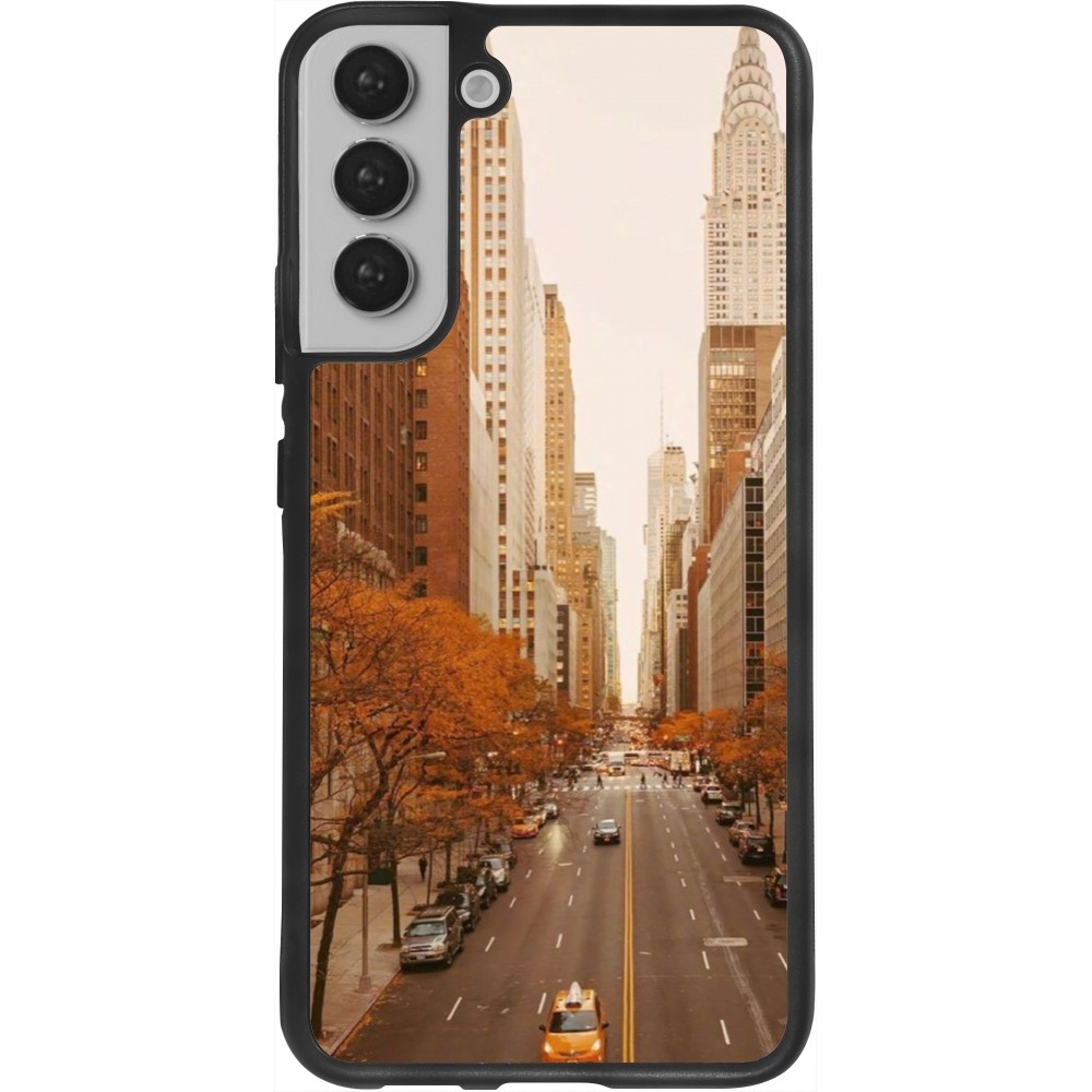 Coque Samsung Galaxy S22+ - Silicone rigide noir Autumn 2024 New York city