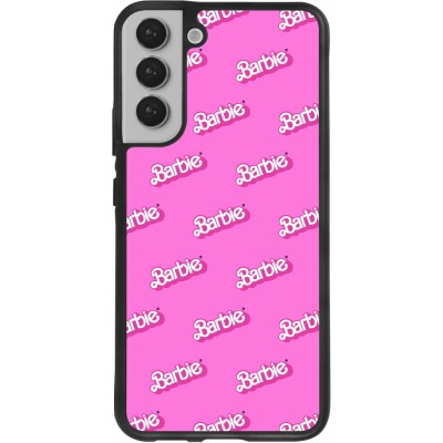 Coque Samsung Galaxy S22+ - Silicone rigide noir Barbie Pattern