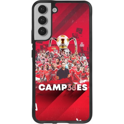 Coque Samsung Galaxy S22+ - Silicone rigide noir Benfica Campeoes 2023