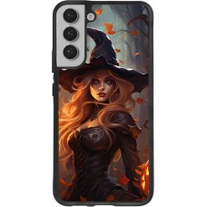 Coque Samsung Galaxy S22+ - Silicone rigide noir Halloween 2024 sexy witch