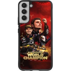 Coque Samsung Galaxy S22+ - Silicone rigide noir Max Verstappen Champion 2023