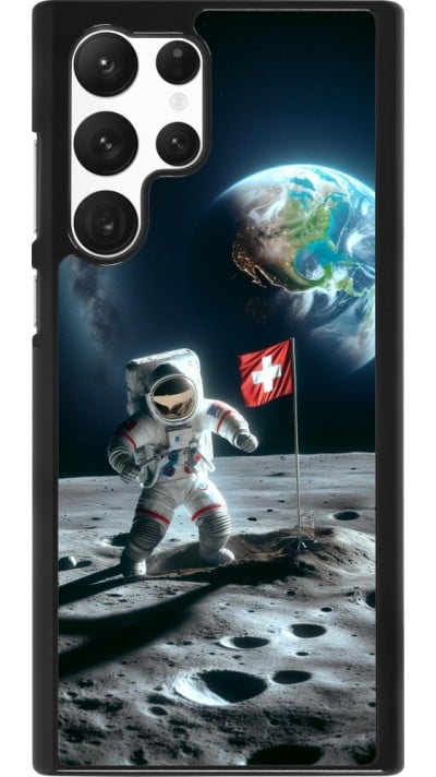 Coque Samsung Galaxy S22 Ultra - Astro Suisse sur lune