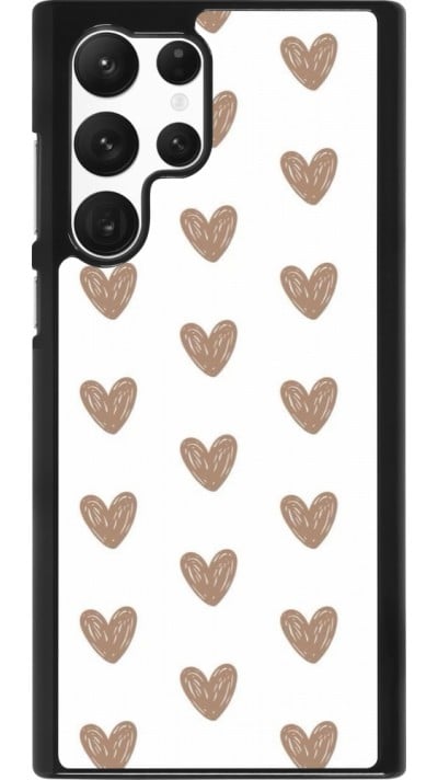 Coque Samsung Galaxy S22 Ultra - Autumn 2024 brown hearts