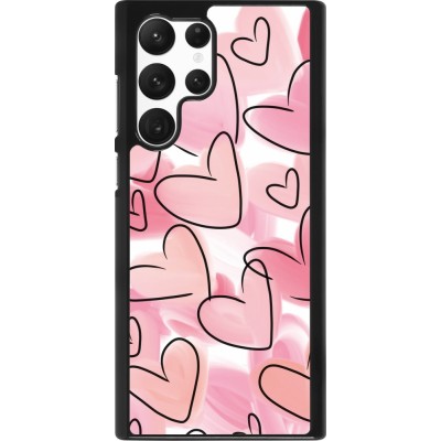 Coque Samsung Galaxy S22 Ultra - Easter 2023 pink hearts