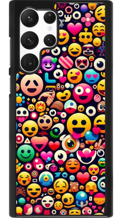 Coque Samsung Galaxy S22 Ultra - Emoji Mix Color