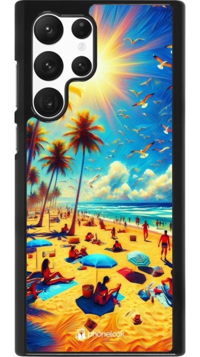 Coque Samsung Galaxy S22 Ultra - Été Paradis Paint