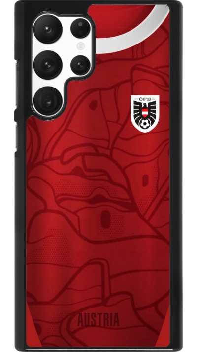 Coque Samsung Galaxy S22 Ultra - Maillot de football Autriche personnalisable