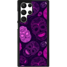 Coque Samsung Galaxy S22 Ultra - Halloween 2023 pink skulls