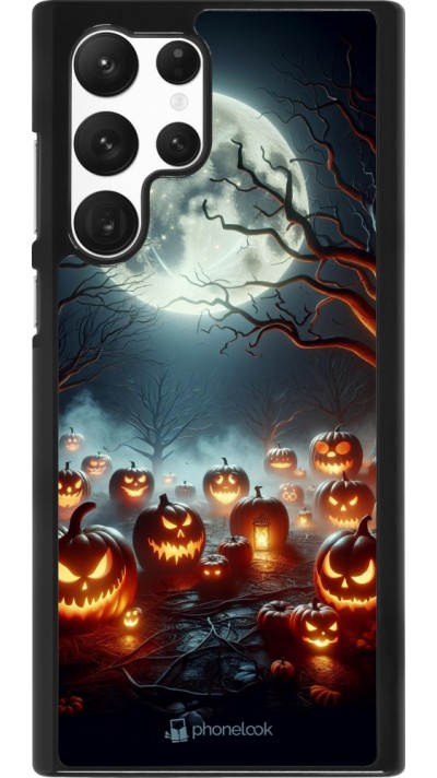 Coque Samsung Galaxy S22 Ultra - Halloween 2024 Many Pumpkins