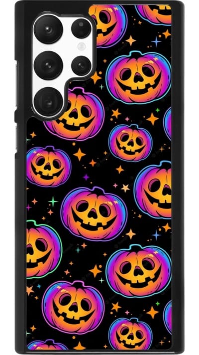 Coque Samsung Galaxy S22 Ultra - Halloween 2024 rainbow pumpkins