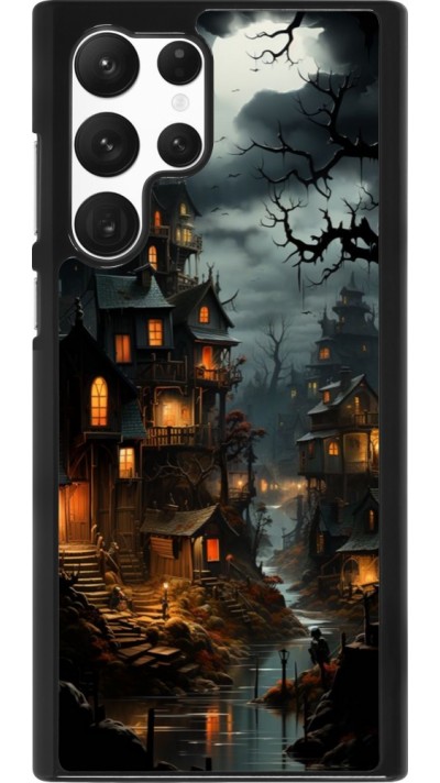 Coque Samsung Galaxy S22 Ultra - Halloween 2024 scary town