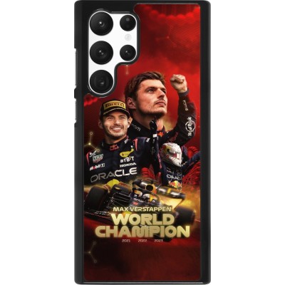 Coque Samsung Galaxy S22 Ultra - Max Verstappen Champion 2023