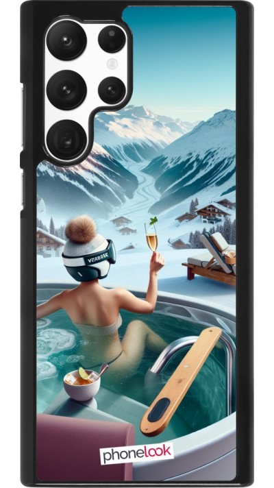 Coque Samsung Galaxy S22 Ultra - Montagne Glamour Jacuzzi