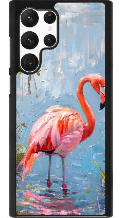 Coque Samsung Galaxy S22 Ultra - Paint Flamingo