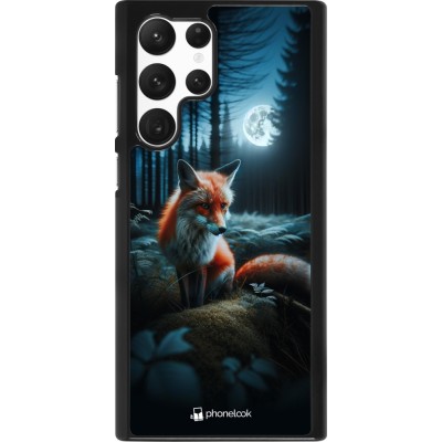 Coque Samsung Galaxy S22 Ultra - Renard lune forêt