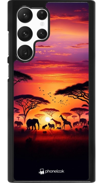 Coque Samsung Galaxy S22 Ultra - Safari sunset wildlife