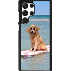 Coque Samsung Galaxy S22 Ultra - Summer Dog on Paddle