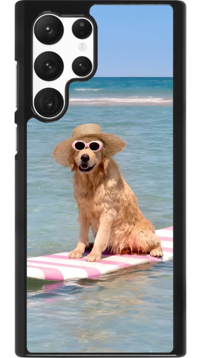 Coque Samsung Galaxy S22 Ultra - Summer Dog on Paddle