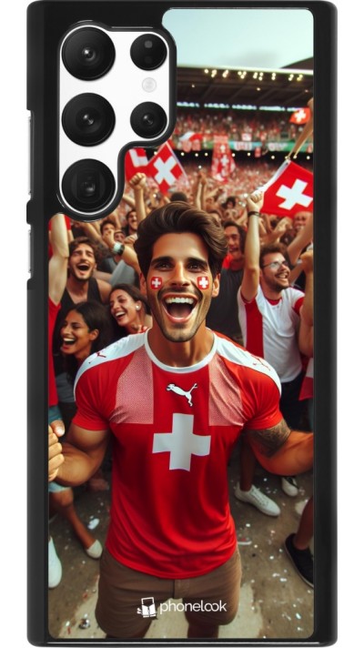 Coque Samsung Galaxy S22 Ultra - Supporter Suisse Euro 2024