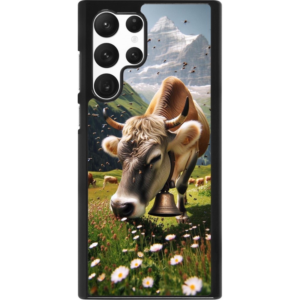 Coque Samsung Galaxy S22 Ultra - Vache montagne Valais