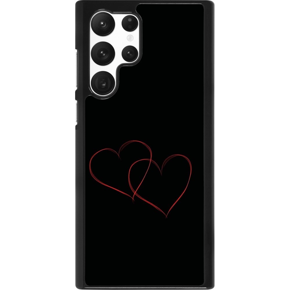 Samsung Galaxy S22 Ultra Case Hülle - Valentine 2023 attached heart