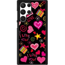 Coque Samsung Galaxy S22 Ultra - Valentine 2023 love symbols