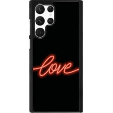 Coque Samsung Galaxy S22 Ultra - Valentine 2023 neon love