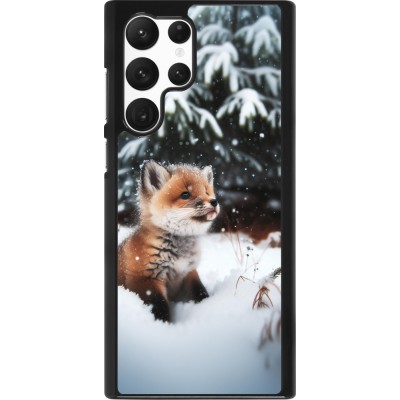 Coque Samsung Galaxy S22 Ultra - Noël 2023 Renardeau sapin