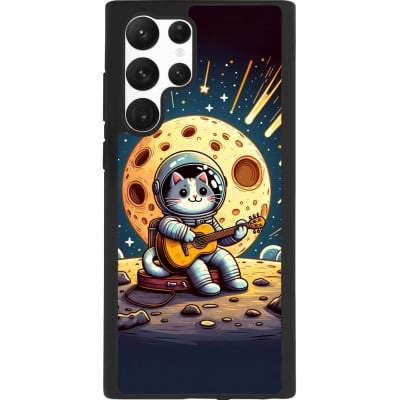 Coque Samsung Galaxy S22 Ultra - Silicone rigide noir AstroCat RockLune