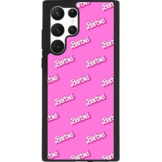 Samsung Galaxy S22 Ultra Case Hülle - Silikon schwarz Barbie Pattern