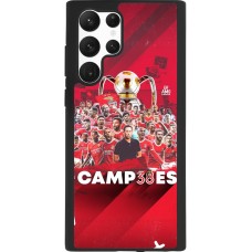 Coque Samsung Galaxy S22 Ultra - Silicone rigide noir Benfica Campeoes 2023