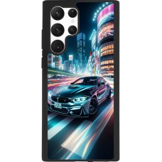 Coque Samsung Galaxy S22 Ultra - Silicone rigide noir BMW M4 Tokyo Night