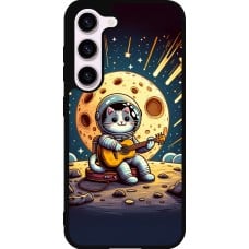 Coque Samsung Galaxy S23 - Silicone rigide noir AstroCat RockLune